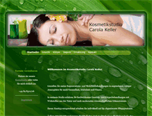 Tablet Screenshot of carola-keller.net